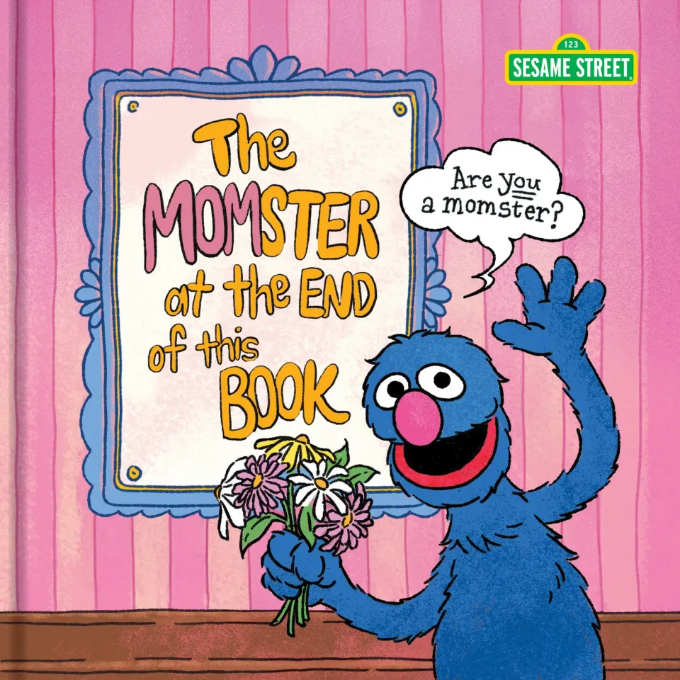 Sesame Street Momster at the End innbundet barnebok mamma