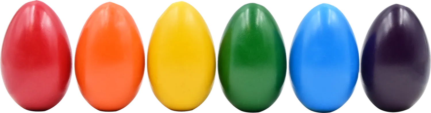 Peter Pauper Press Studio Series Junior fargestifter egg 6-pk bivoks