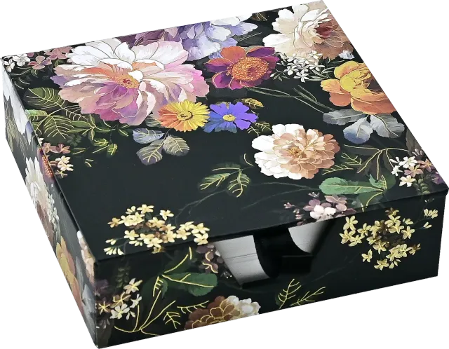 Peter Pauper Press Midnight Floral notatblokk 250 ark svart
