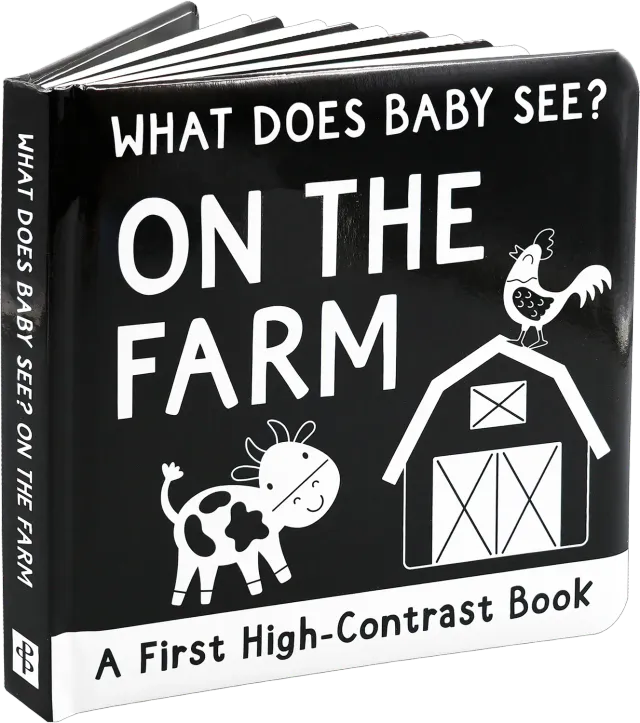 Peter Pauper Press What Does Baby See? On the Farm pekebok baby