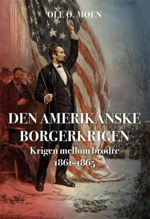Ole O. Moen Den amerikanske borgerkrigen bok innbundet
