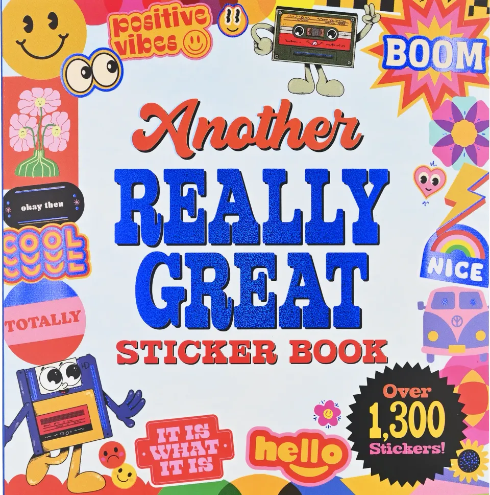 Peter Pauper Press Another Really Great klistremerkebok 1300 stk retro
