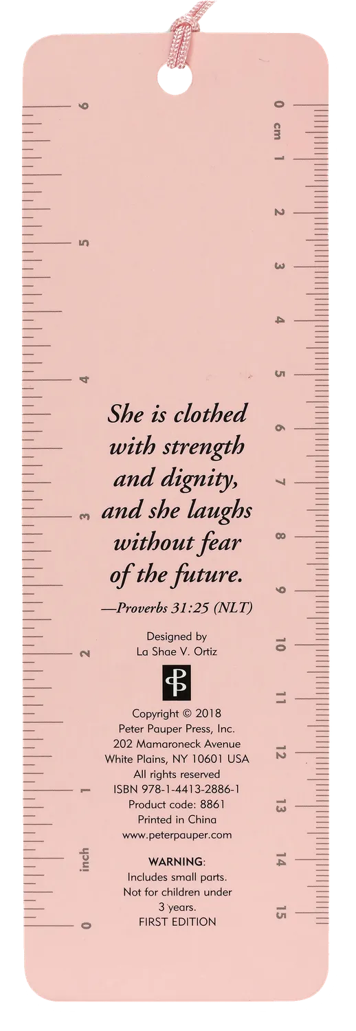 Peter Pauper Press She Is Clothed with Strength and Dignity bokmerke