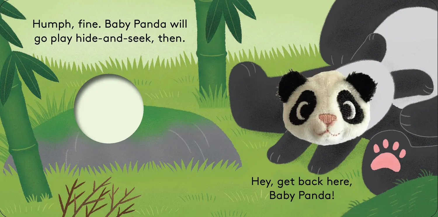 Chronicle Books Baby Panda pekebok fingerdukke