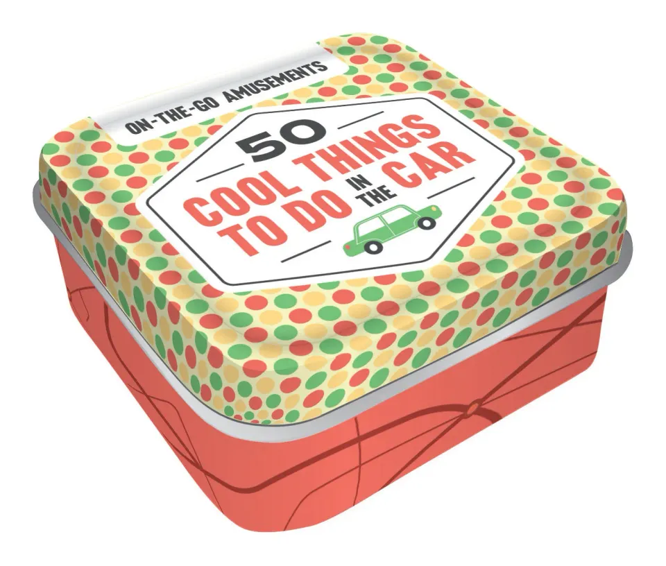 On-the-Go Amusements 50 biltur spillkort boks barn 5+