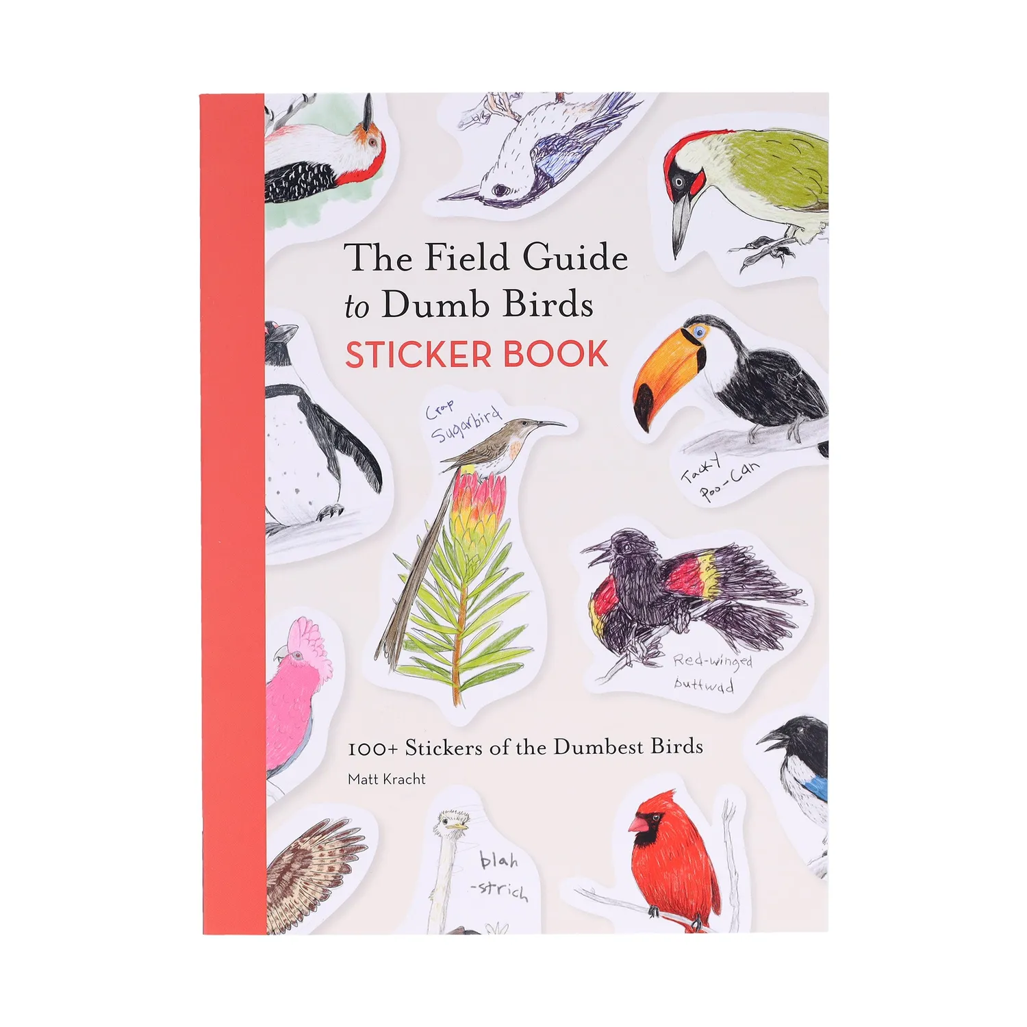 Abrams and Chronicle Field Guide Dumb Birds klistremerkebok 100+
