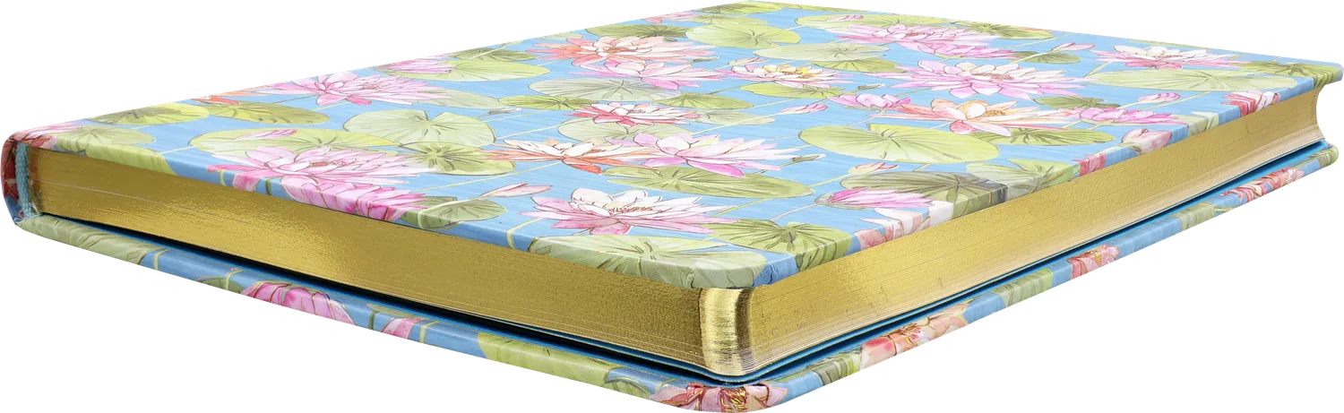 Peter Pauper Press Water Lilies journal notatbok linjert