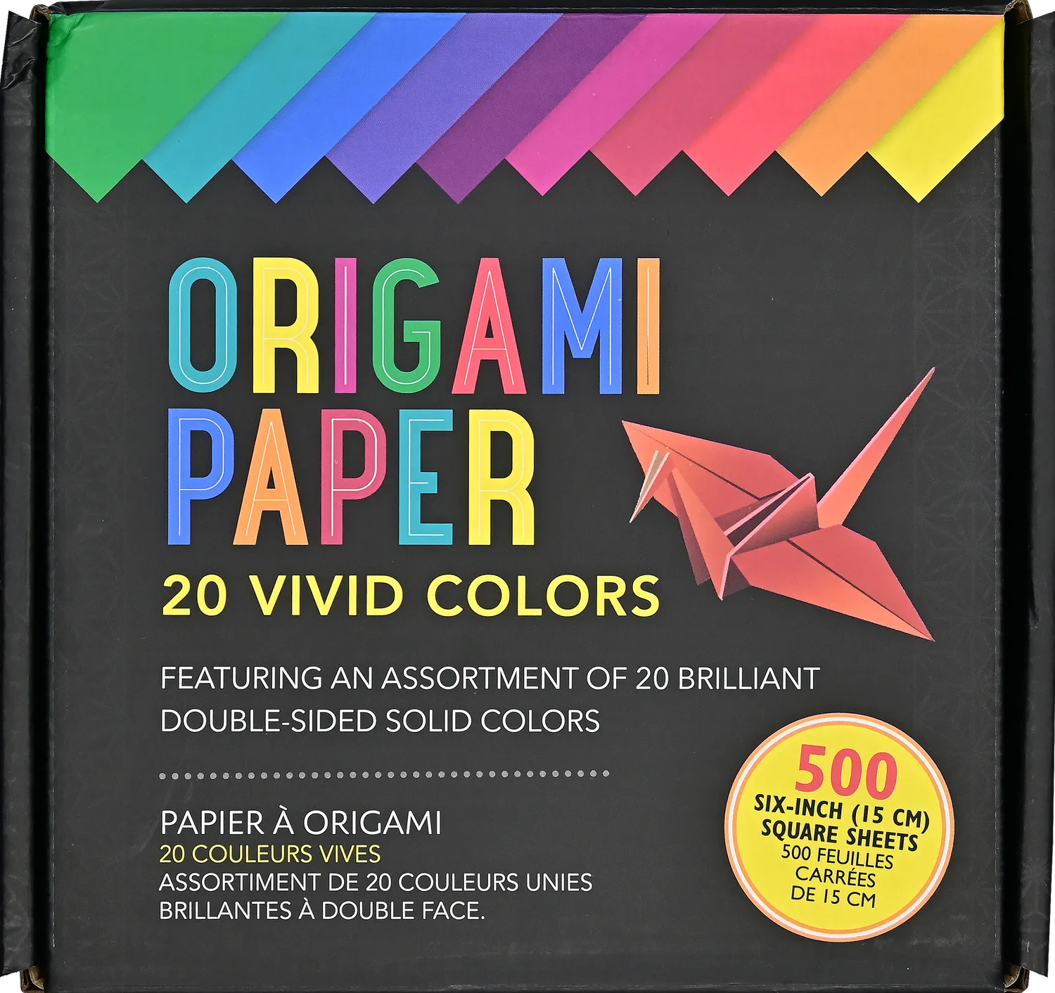 Peter Pauper Press Origami Paper 20 Vivid Colors origamipapir 500 ark