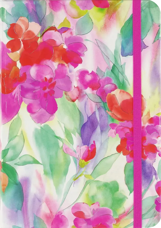 Peter Pauper Press Watercolor Petals notatbok linjert 160 sider