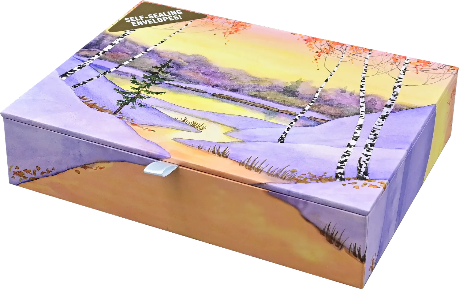 Peter Pauper Press Winter Sunrise julekort 20-pakning med gullfolie