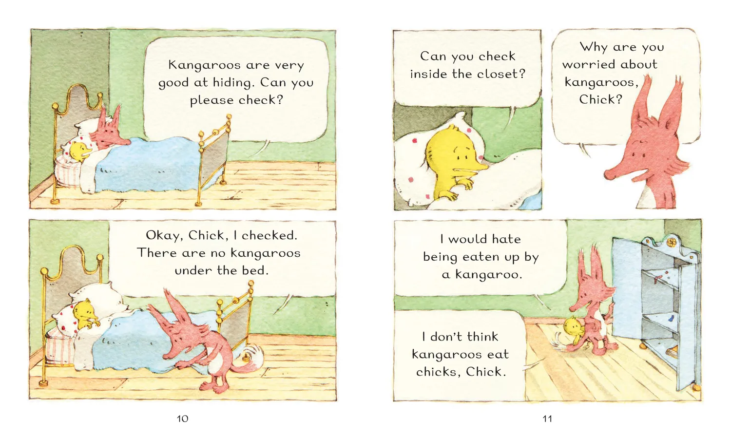 Fox & Chick The Sleepover pocket 5-8 år