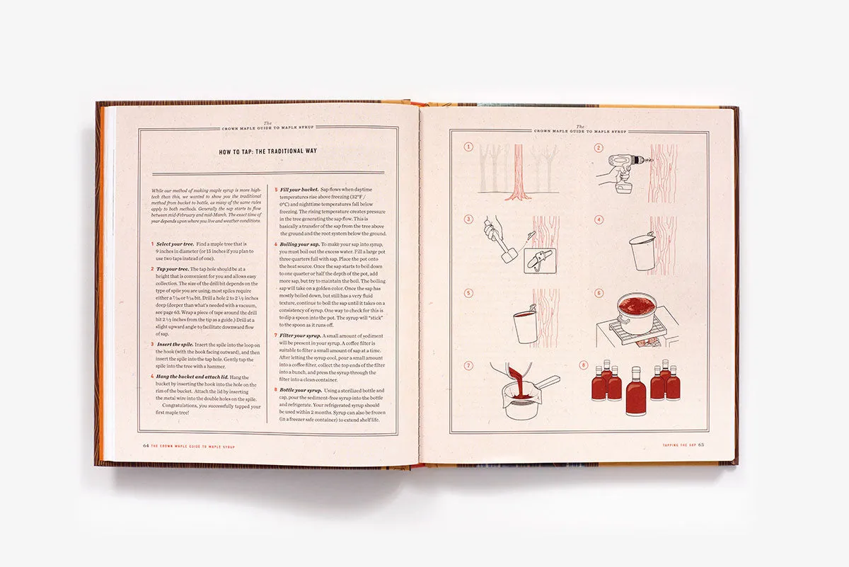 Abrams & Chronicle Books The Crown Maple Guide to Maple Syrup innbundet kokebok