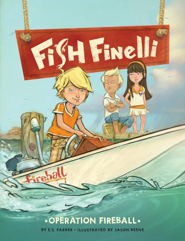Abrams and Chronicle Fish Finelli Operation Fireball barnebok innbundet