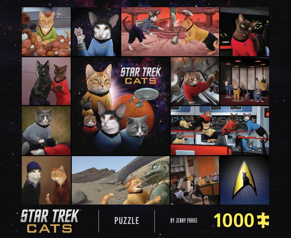 Abrams Star Trek Cats puslespill 1000 brikker
