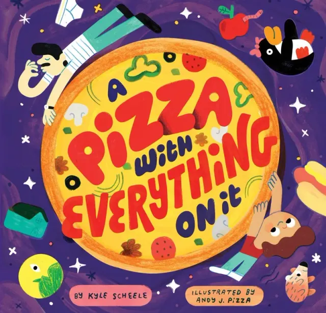 Abrams A Pizza with Everything on It innbundet barnebok