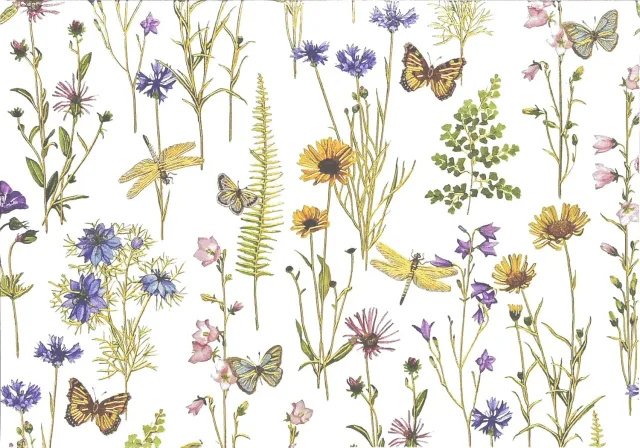 Peter Pauper Press Wildflower Garden notatkort 14 stk blanke