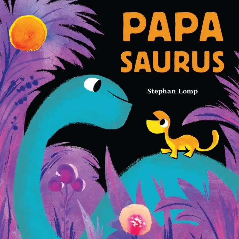 Abrams and Chronicle Papasaurus pekebook dinosaur pappabok