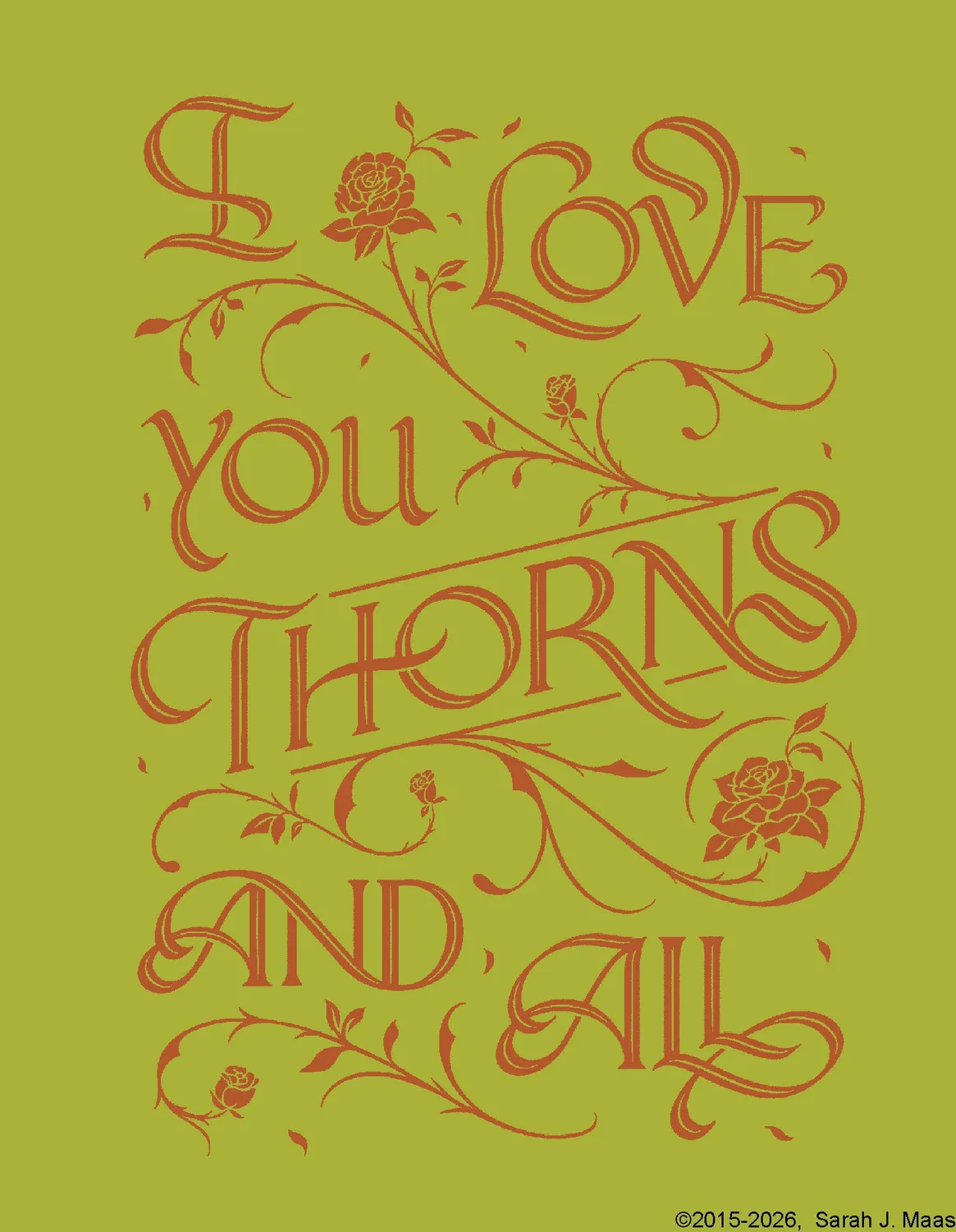 Abrams and Chronicle A Court of Thorns and Roses notatkort 16 stk
