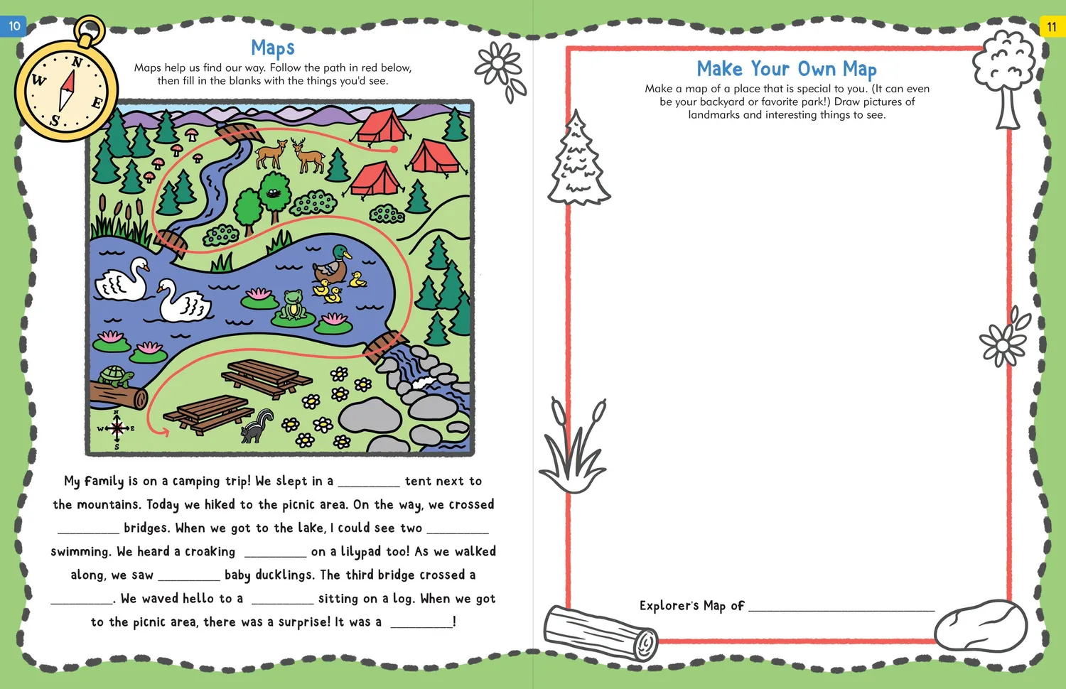 Peter Pauper Press Nature Explorer aktivitetsbok 64 sider