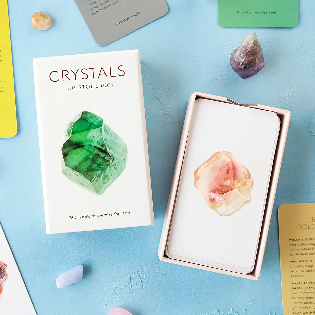 The Stone Crystals Deck krystallkort 78 kort