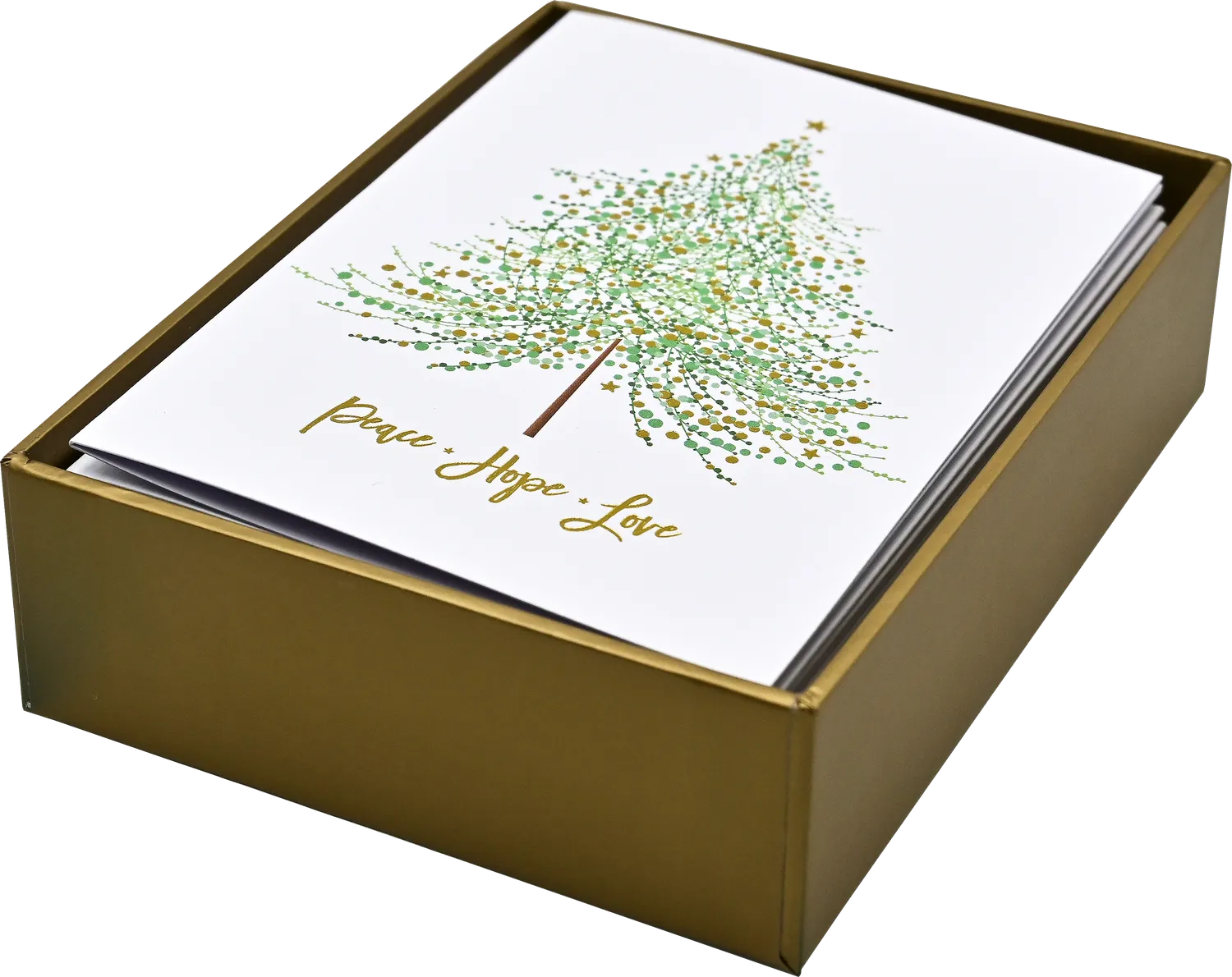 Peter Pauper Press Tree of Festive Wishes julekort 20 stk