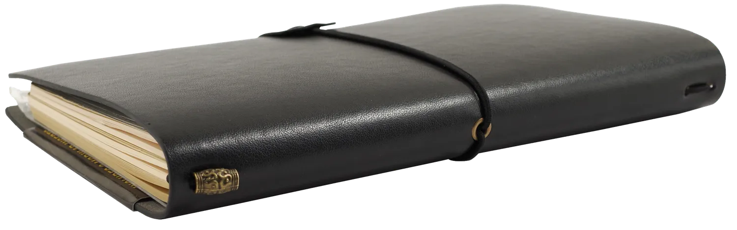 Peter Pauper Press Voyager Black Notebook notatbok 3 innlegg