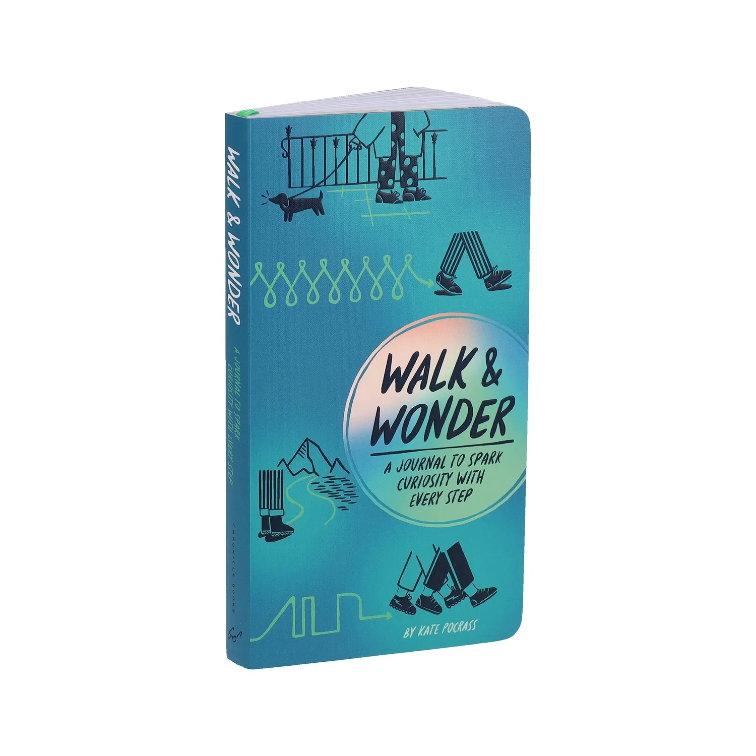 Abrams Chronicle Books Walk & Wonder dagbok udatert tur