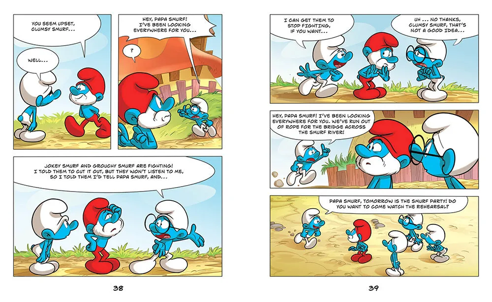 Abrams and Chronicle We Are the Smurfs Welcome to Our Village pocket