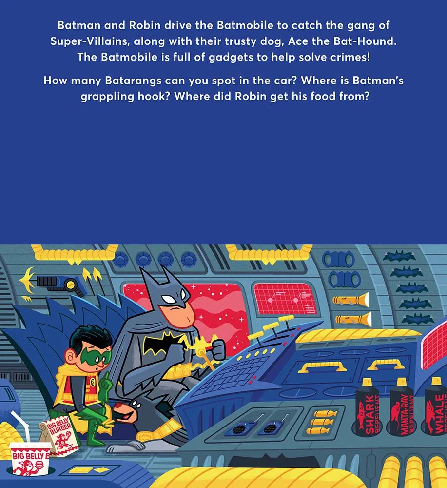 Abrams Batman To the Batcave pappbok med klaffer