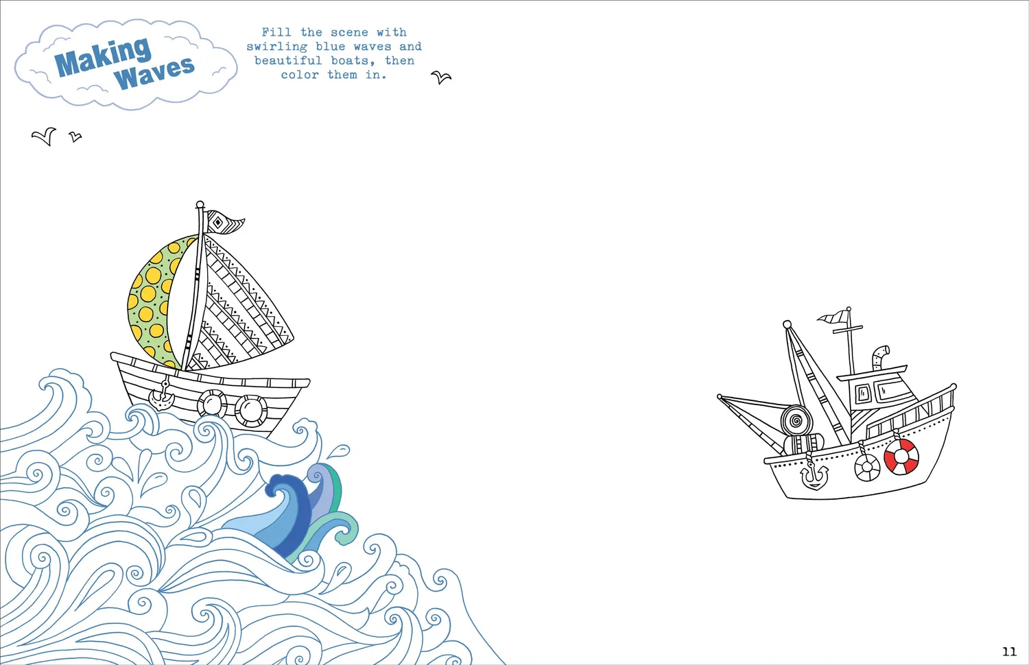 Peter Pauper Press Ocean Quest aktivitetsbok 64 sider