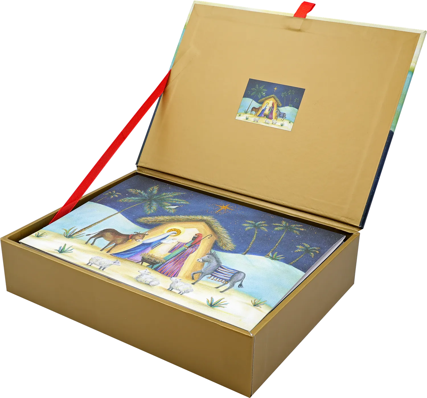 Peter Pauper Press Holy Night julekort deluxe 20-pakning