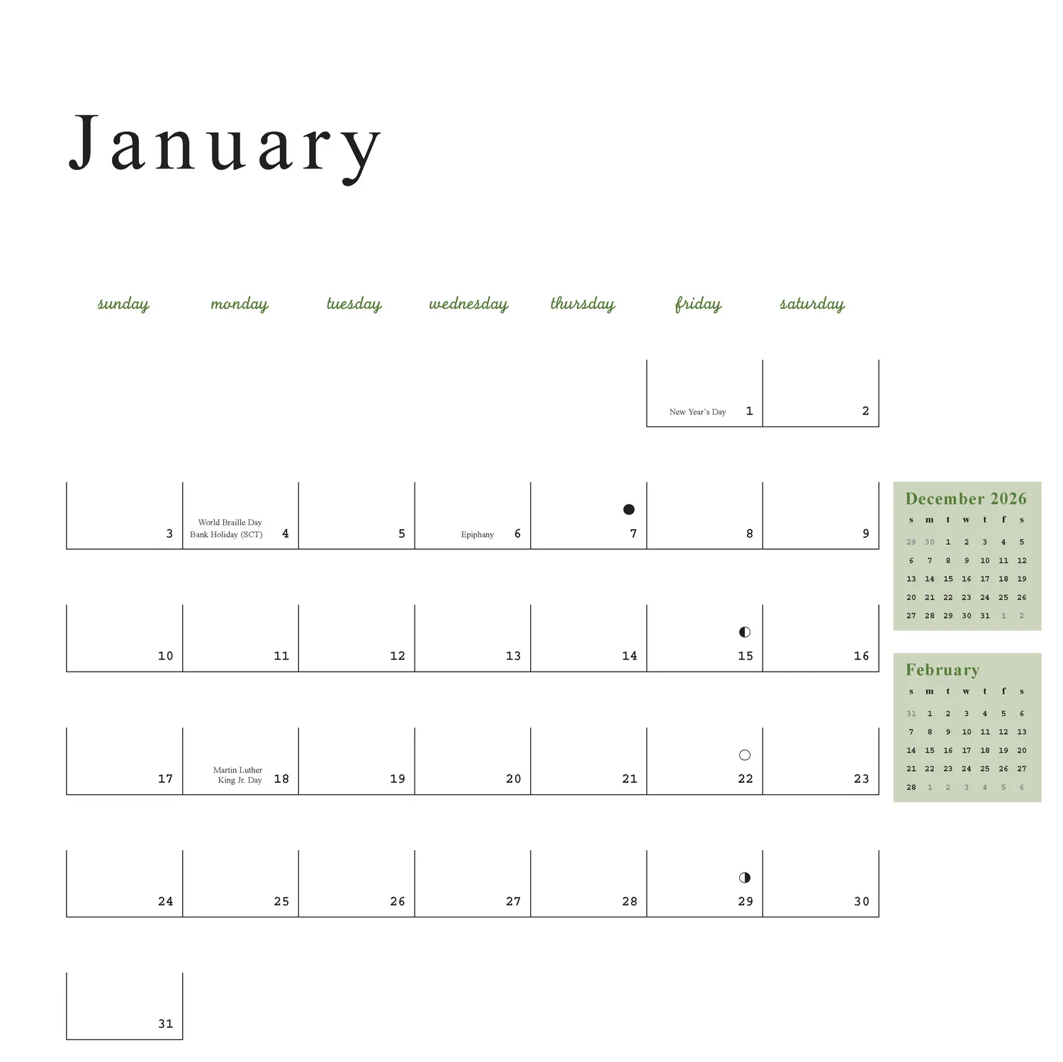 Abrams & Chronicle Books Anne Taintor 2027 veggkalender humor