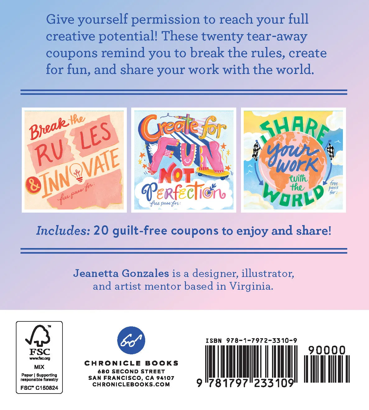 Chronicle Books Free Pass Bad Art kuponghefte 20 kreativitet