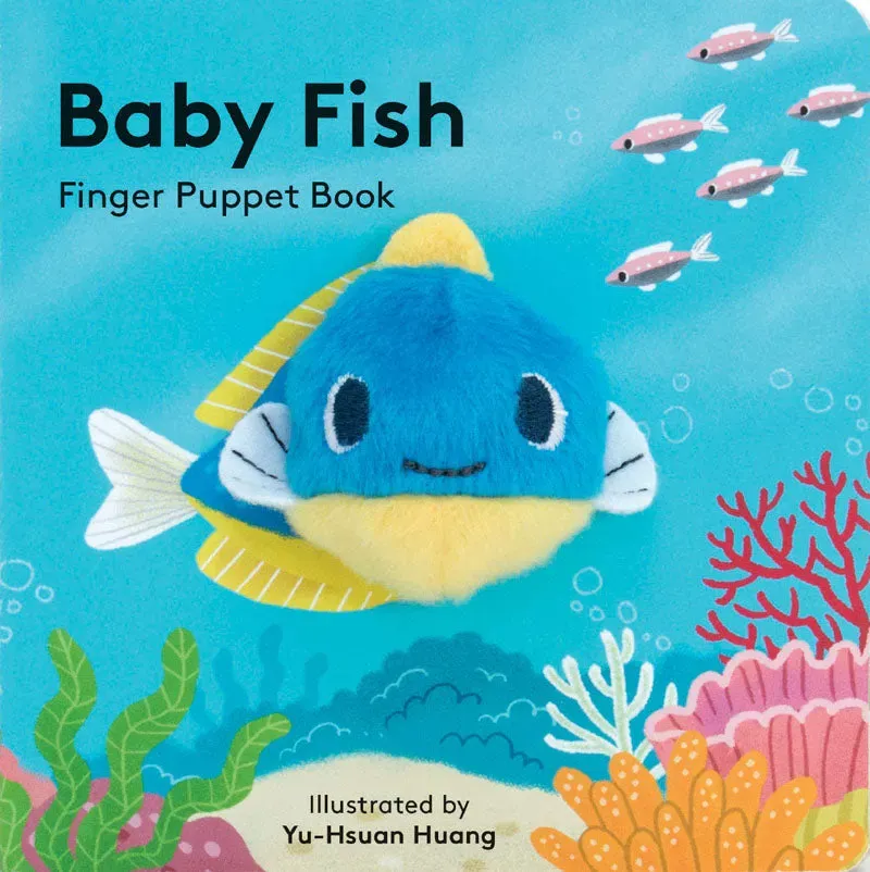 Abrams and Chronicle Baby Fish Finger Puppet Book peke fingerdukke