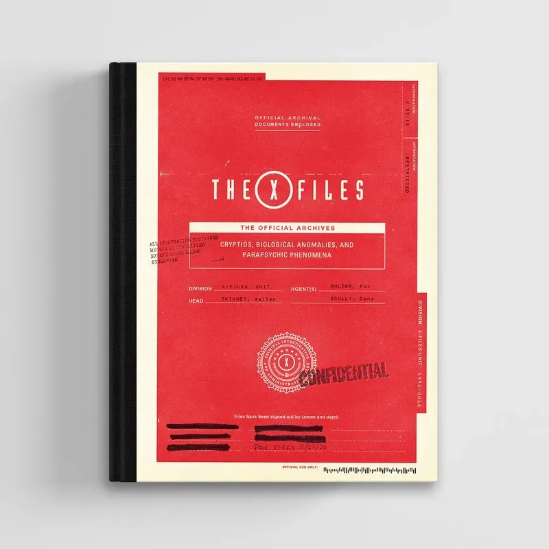 Abrams & Chronicle Books X-Files innbundet arkivbok