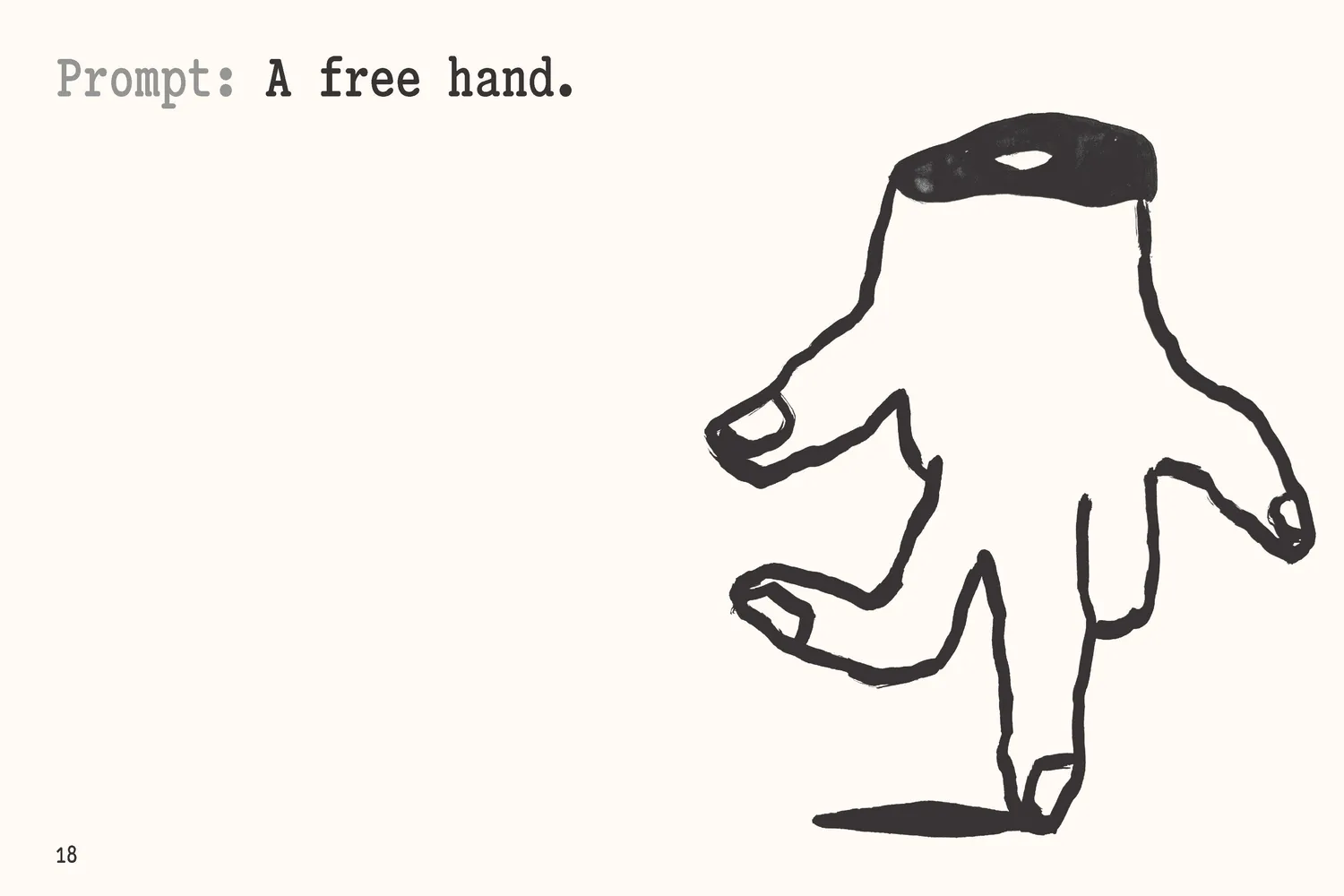 Chronicle Books Prompt-Brush 1.0 innbundet bok humor