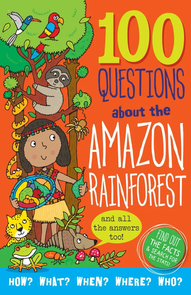 Peter Pauper Press 100 Questions Amazon Rainforest faktabok