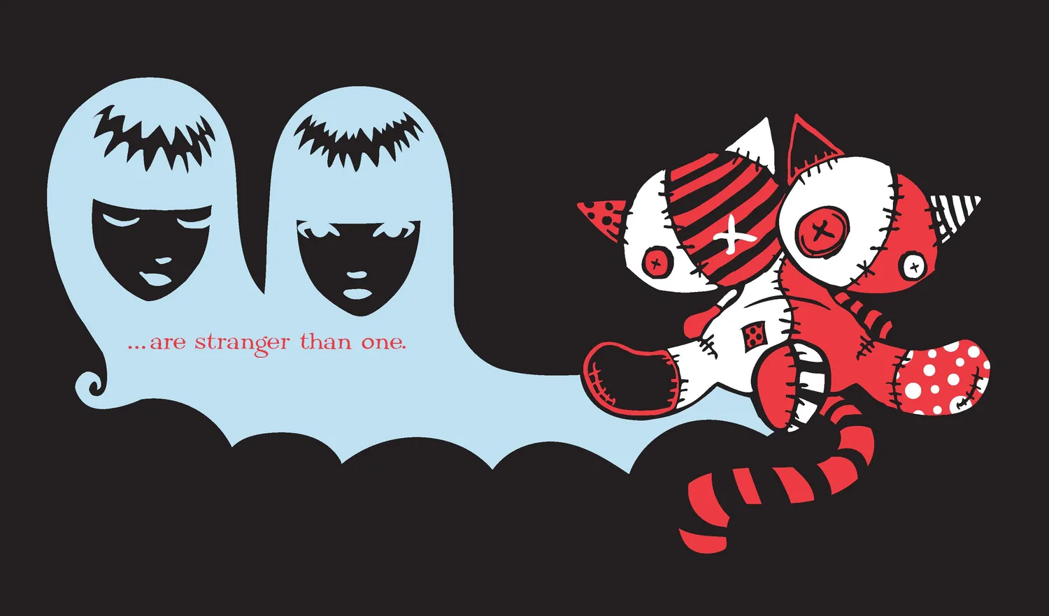Chronicle Books Emily the Strange 25th Anniversary tegneserie innbundet