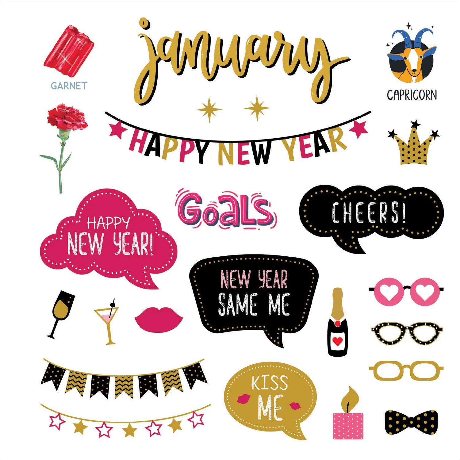 Peter Pauper Press A Year in Stickers klistremerkebok 900 stk