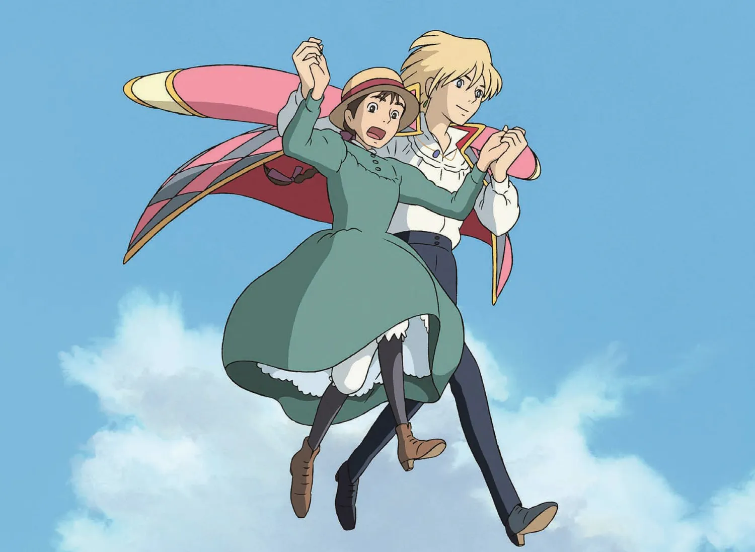 Studio Ghibli Howl's Moving Castle postkortbok 30 kort