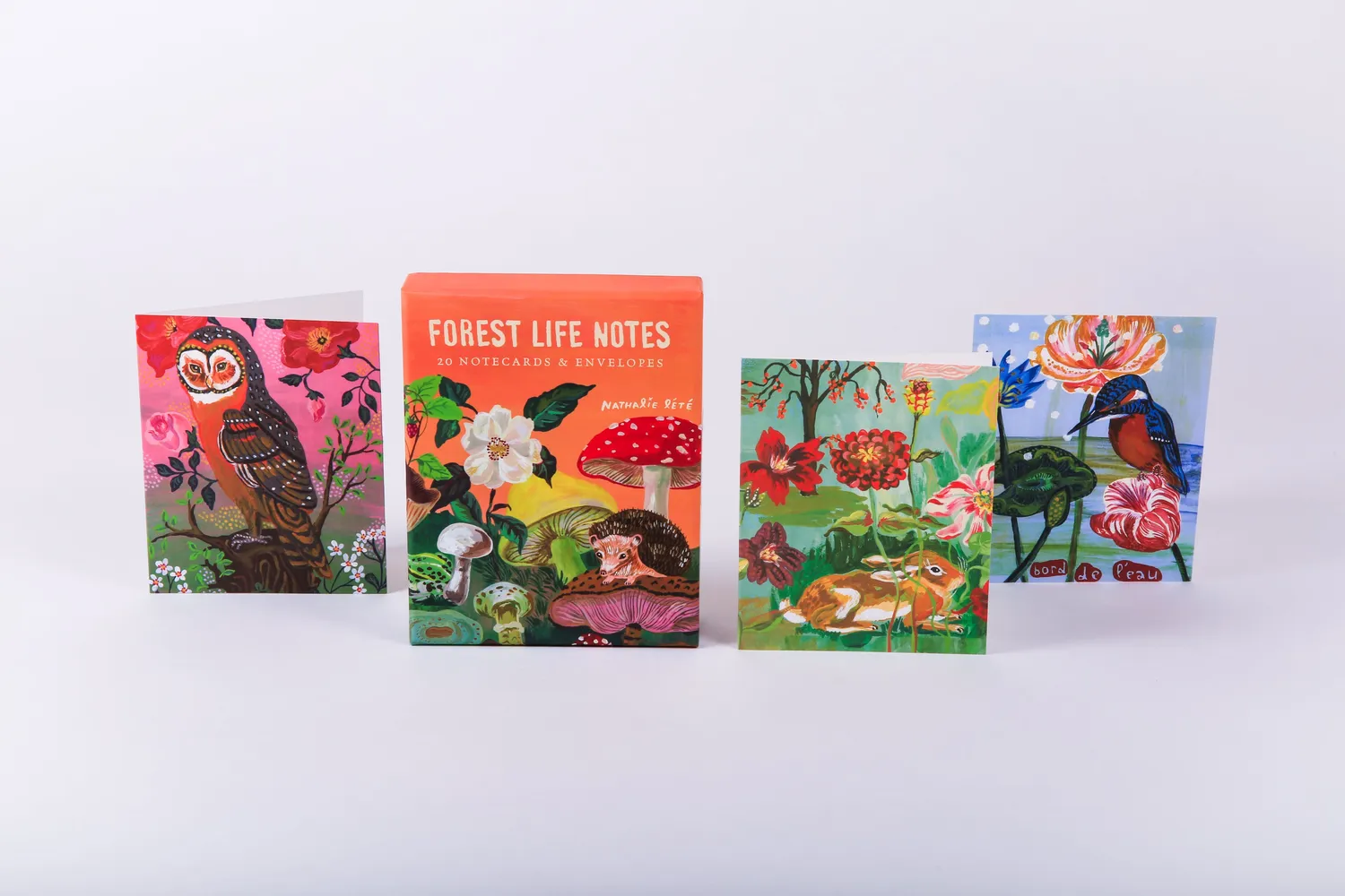 Chronicle Books Forest Life Notes skrivesett 20 kort