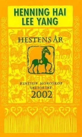 Bokia Hestens år innbundet bok pent brukt astrologi