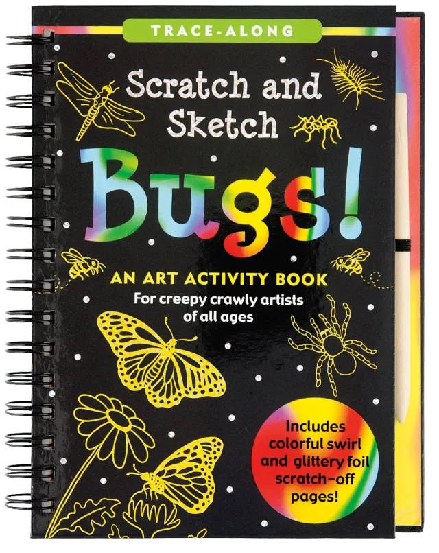 Scratch and Sketch Bugs! skrapebok insekter 64 sider