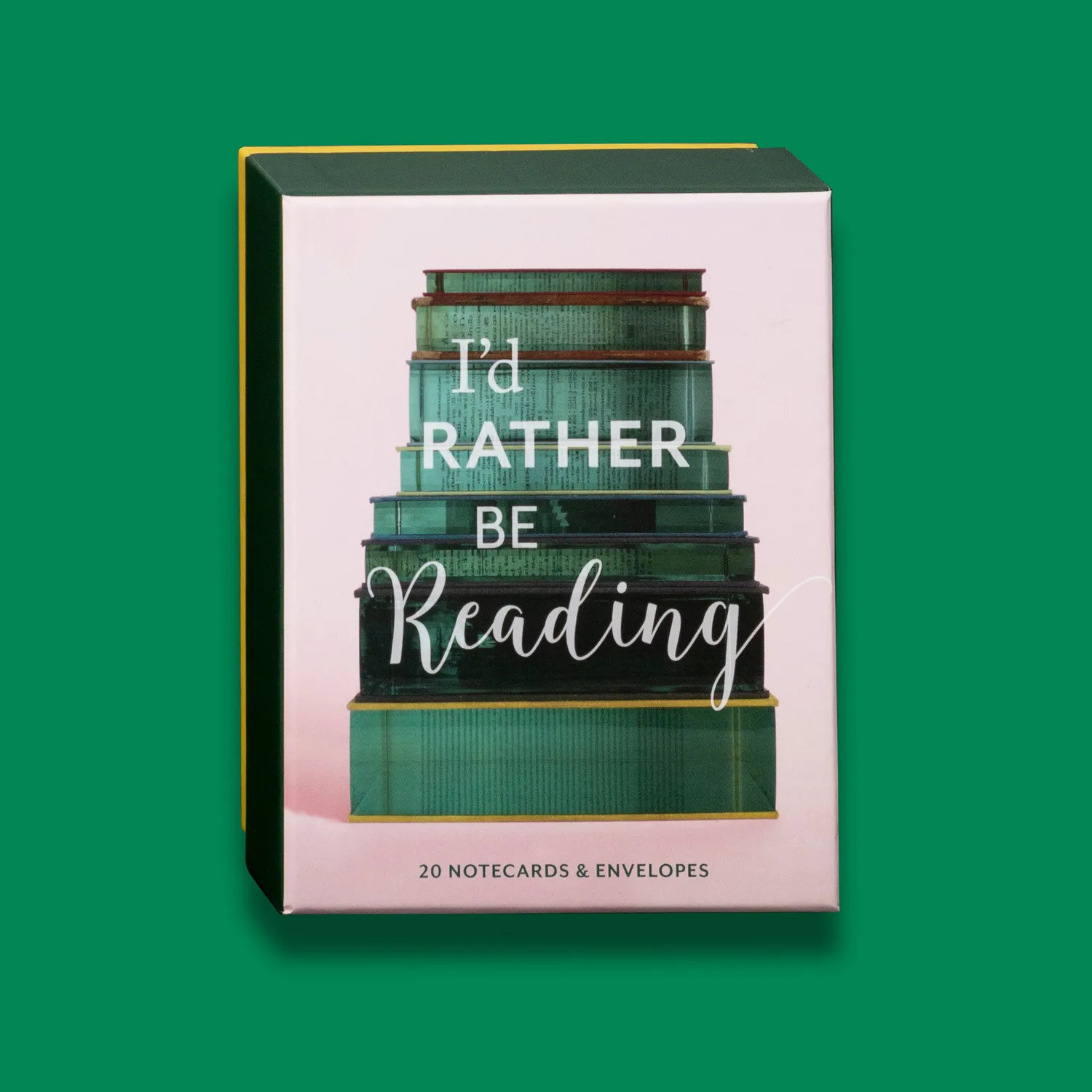 Chronicle Books I'd Rather Be Reading notecards 20 stk bokorm