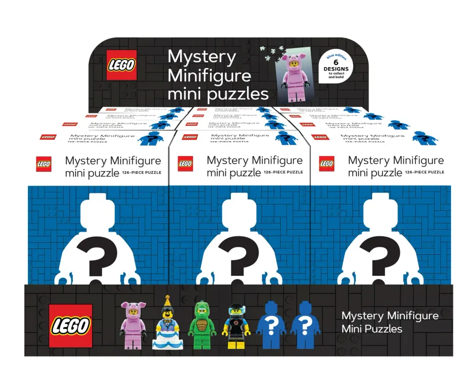 Chronicle Books LEGO Mystery Minifigure puslespill Blue Edition