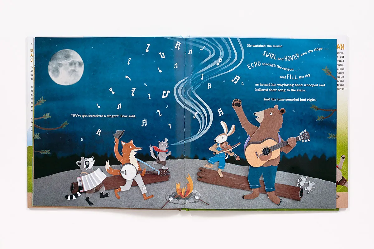 Abrams One Bear Extraordinaire barnebok innbundet musikk