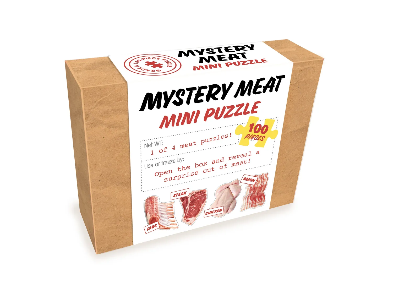 Mystery Meat minipuslespill puslespill overraskelse