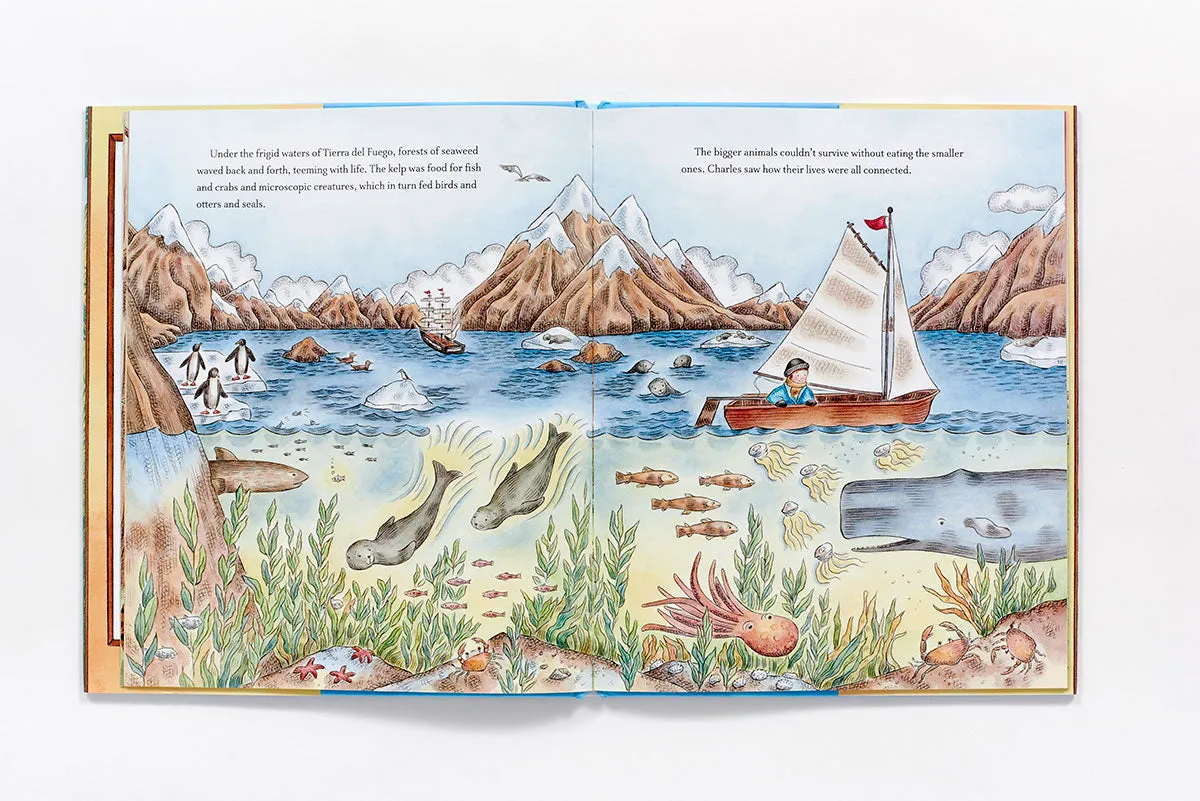 Abrams Charles Darwin's Around-the-World Adventure bildebok