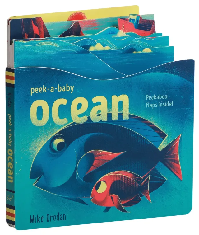 Chronicle Peek-a-Baby Ocean klaffebok innbundet