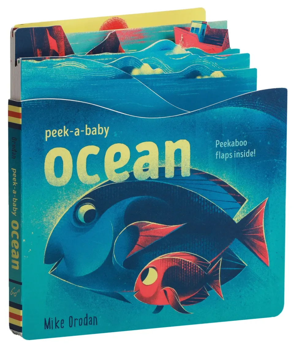 Chronicle Peek-a-Baby Ocean klaffebok innbundet
